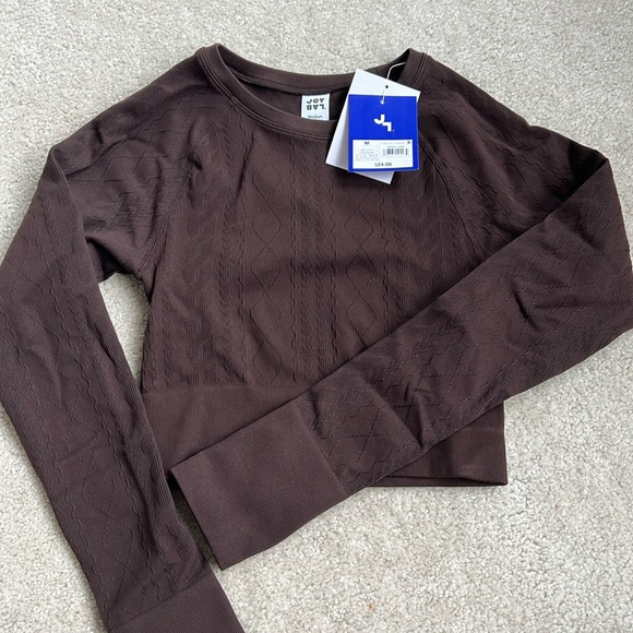 JoyLab Tops Joy Lab Cropped Fitted Long Sleeve Poshmark
